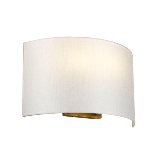 Flambeau Cooper Aged Brass 39cm Wall Light 
