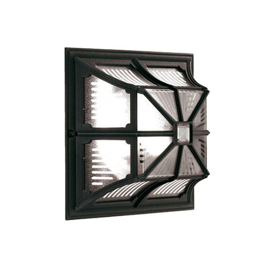 Elstead Lighting Chapel Black Flush Ceiling Light 