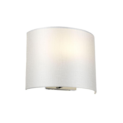 Flambeau Cooper Polished Chrome 29cm Wall Light 