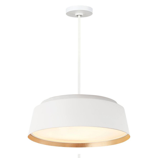 Flambeau Asher 5 Light Matt White Pendant Light 