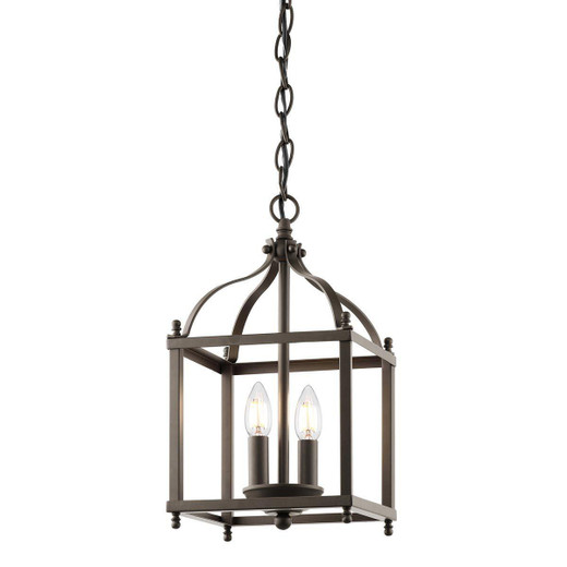 Kichler Larkin 2 Light Olde Bronze Pendant Light 