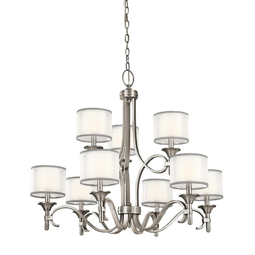 Kichler Lacey 9 Light Antique Pewter Chandelier 