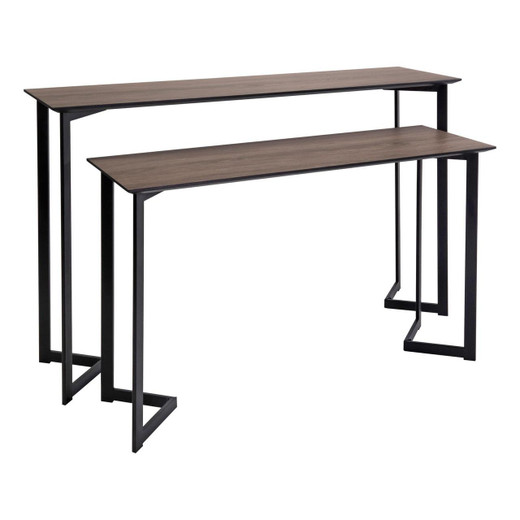 Dar Lighting Lulani Nested Mocha Console Table 