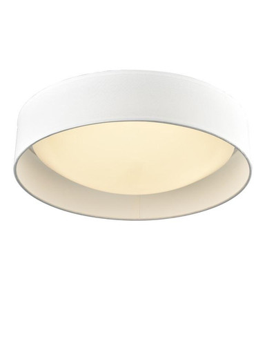 Franklite Acrylic 3 Light Cream with White Diffuser Flush Ceiling Light 