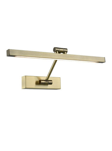 Franklite Nouveau Bronze Square Section Adjustable 8w LED Picture Light 