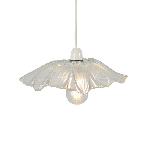 Oaks Lighting Chur Clear Glass Petal Easy Fit Shade Only