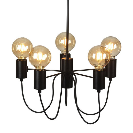 Oaks Lighting Tala 5 Light Chrome Pendant Light 