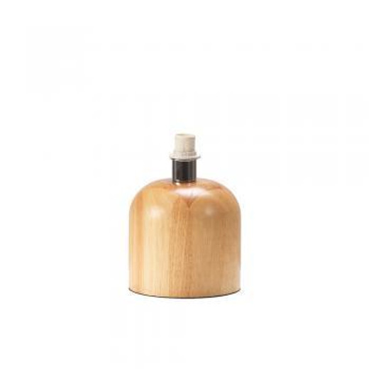 Oaks Lighting Walton Walnut Dome Base Only Table Lamp 