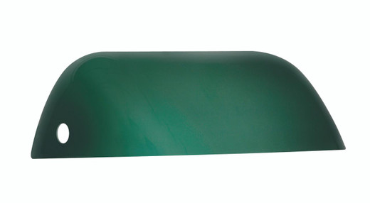 Oaks Lighting Spare Banker Lamps Green Glass Shade Only 