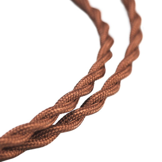 Oaks Lighting Spare Copper Twisted Woven Flex 