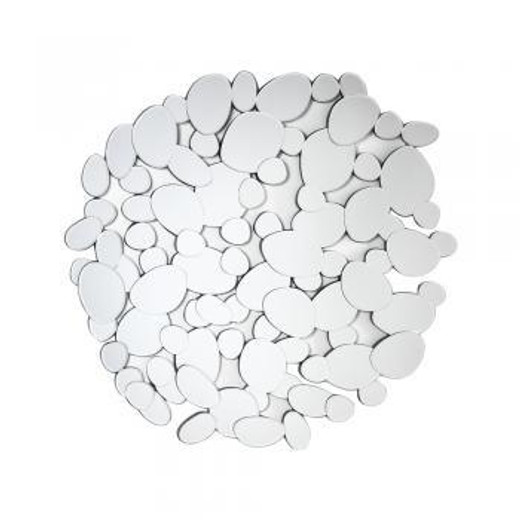 Oaks Lighting Round Mirror Chrome 100cm Mirror 