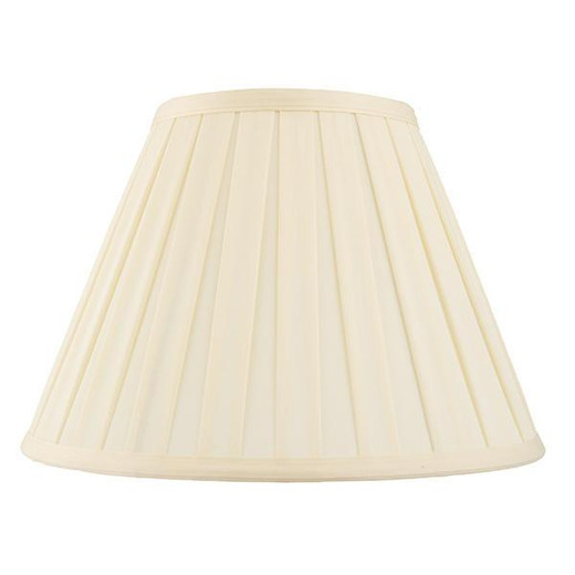 Endon Lighting Carla 6 Inch Cream Cotton Box Pleat Shade Only - Clearance 