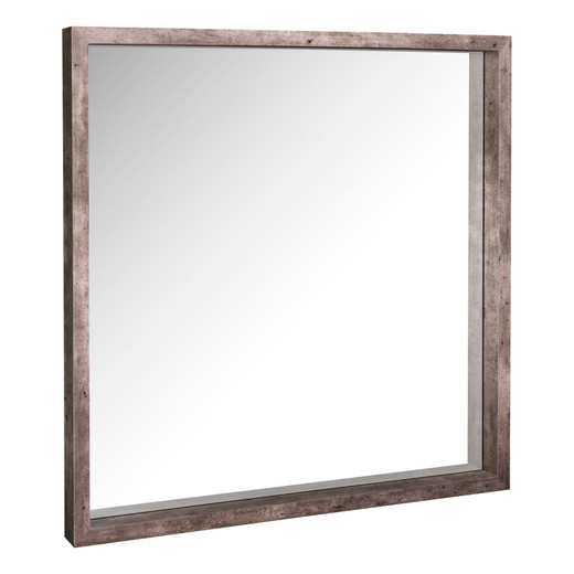 Rocco Distressed Concrete Effect 80 X 80cm Mirror
