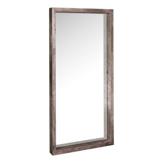 Dar Lighting Rocco Distressed Concrete Effect 90 X 50cm Mirror 