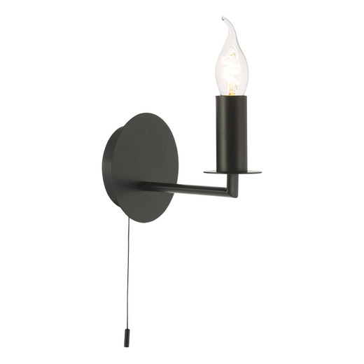 Tyler Matt Black Bracket Only Wall Light