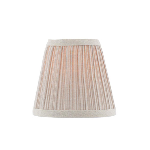 Dar Lighting Didina Natural Linen Tapered Drum Table Lamp Shade Only 