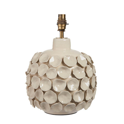 Endon Lighting Borello Ivory Ceramic Base Only Table Lamp 