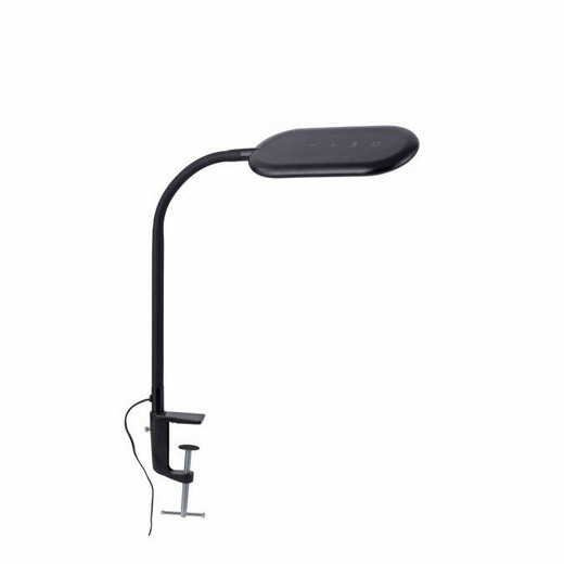 Leuchten Direkt Kelly Black LED Clamp Table Lamp 