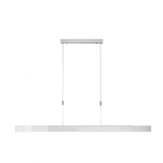 Paul Neuhaus Pure Moto 3 Light Brushed Aluminum LED Motorised Remote Control Bar Pendant Light 