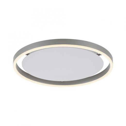 Leuchten Direkt Ritus Aluminium Ring 20W LED Flush Ceiling Light 