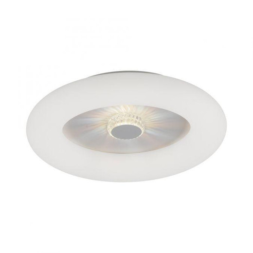 Leuchten Direkt Vertigo Opal Diffuser Remote Control LED Flush Ceiling Light 
