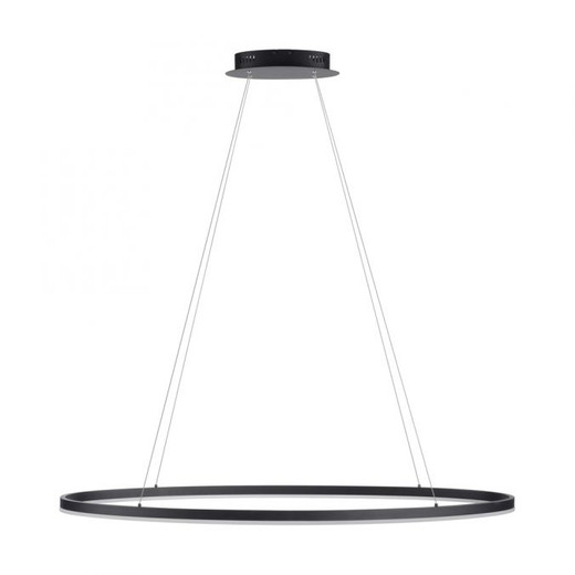 Titus Anthracite Large Oval LED Pendant