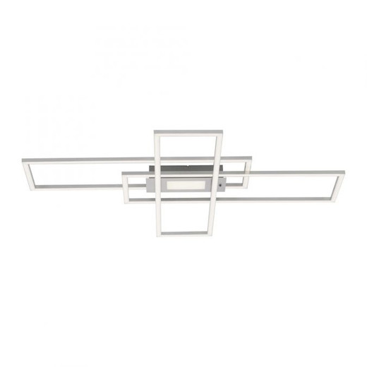 Asmin Stainless Steel Dimmable LED Flush Ceiling Light