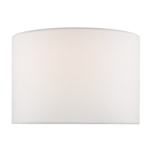 Lolek Ivory Faux Silk 36cm Drum Shade Only