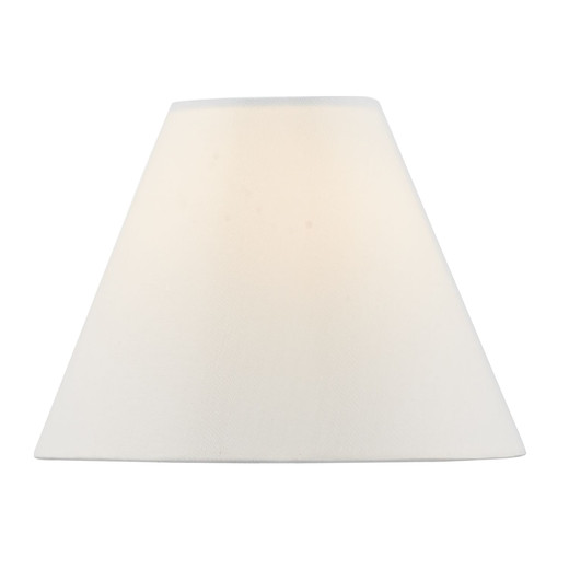 Blenheim Ivory Faux Silk 21cm Tapered Drum Shade Only