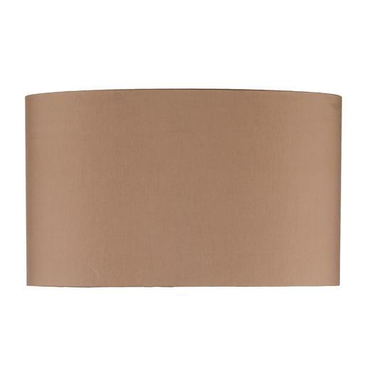 Madrid Taupe Faux Silk 43cm Drum Shade Only
