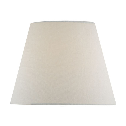 Joanna White Linen 23cm Tapered Drum Shade Only