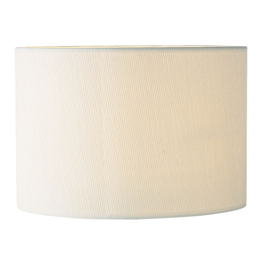 Delta Ivory Cotton 26cm Drum Shade Only
