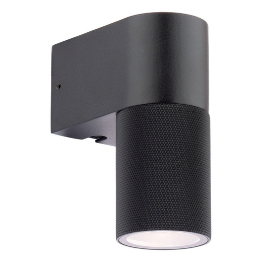 Dar Lighting Obi Matt Black Outdoor Wall Light 
