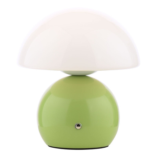 Caesar Green with Opal Glass Rechargable LED Table Lamp