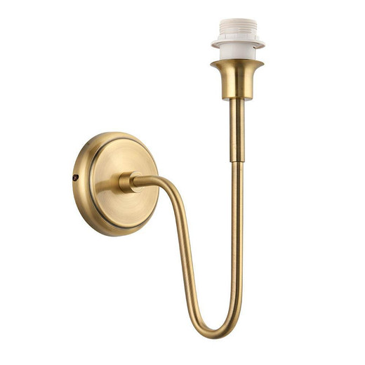 Endon Lighting Rouen Antique Brass Bracket Only Wall Light - Clearance 