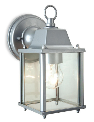 Firstlight Products Coach Silver Lantern IP23 Wall Light - Clearance 