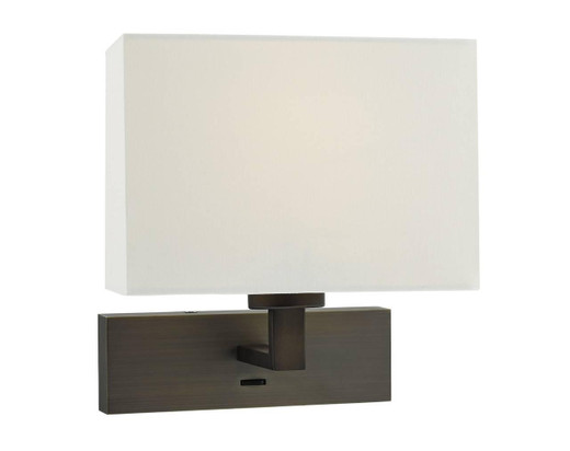Dar Lighting Modena Bronze LED Wall Light Bracket Only - Clearance 