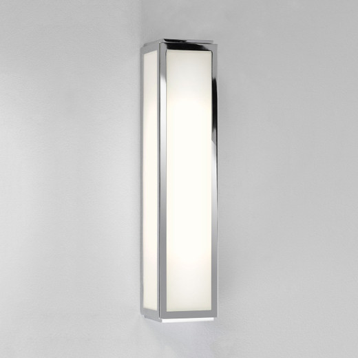 Mashiko Classic 2 Light Polished Chrome 36cm IP44 Bathroom Wall Light