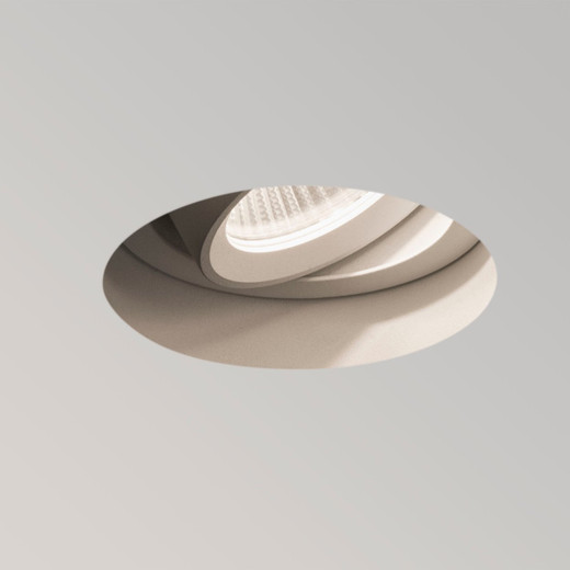 Trimless White Round Adjustable LED Recessed Ceiling Light