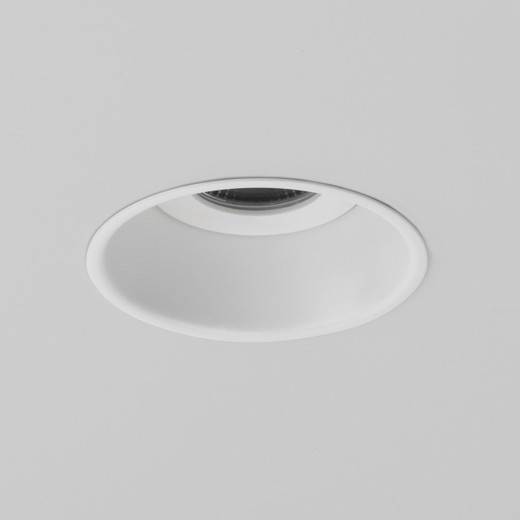 Minima Matt White Round IP65 LED Recessed Bathroom Ceiling Light 