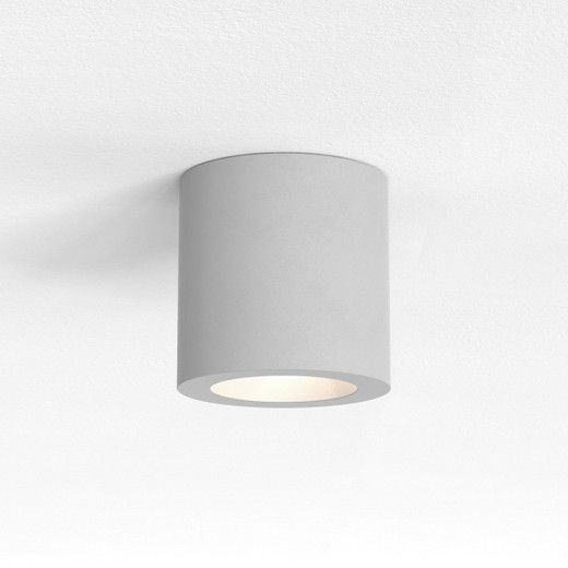 Kos II Grey Round IP65 Outdoor Ceiling Downlight