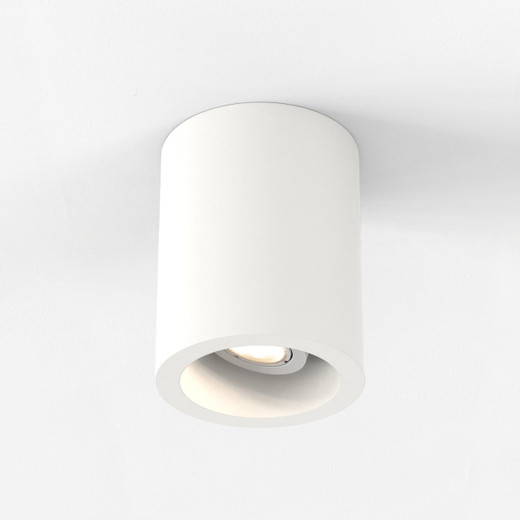 Osca Plaster 14cm Adjustable Surface Downlight