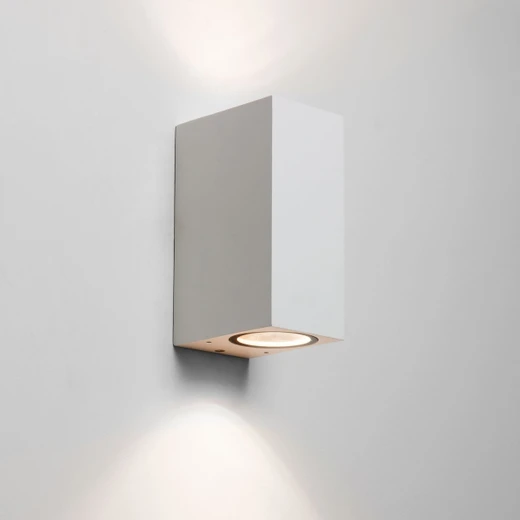 Chios White 15cm IP44 Outdoor Wall Light