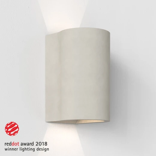 Dunbar Grey Concrete 16cm LED IP65 Coastal Wall Light