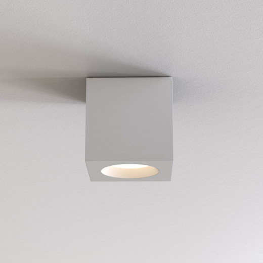 Kos II Matt White Square IP65 Bathroom Ceiling Downlight