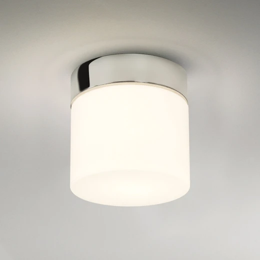 Sabina Polished Chrome with White Diffuser 17cm IP44 Bathroom Ceiling Light