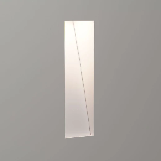 Borgo Trimless Matt White 3.5cm 2700K LED Recessed Wall Light