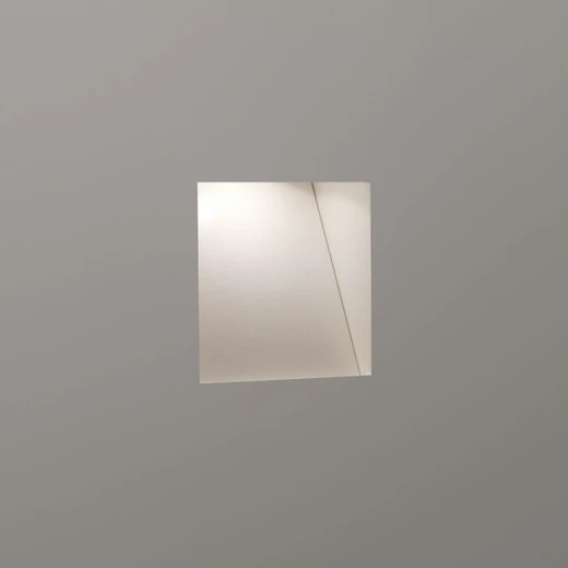 Borgo Trimless Matt White 6.5cm 2700K LED Recessed Wall Light