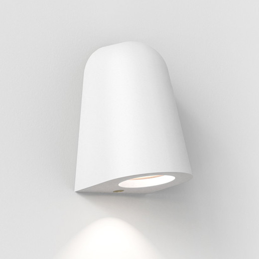 Mast White Concrete IP44 Coastal Wall Light
