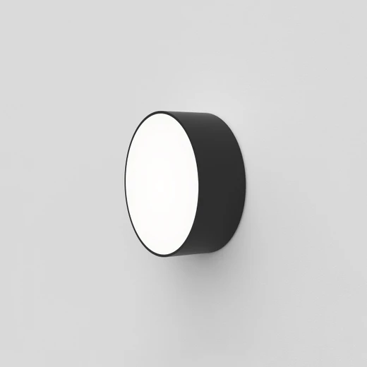 Kea Black 15cm LED IP65 Outdoor Wall or Ceiling Light